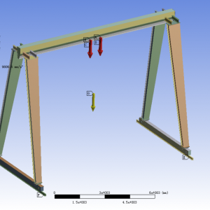 MH����늄�(d��ng)���J�Tʽ���ؙC(j��)����Ԫ����  finite element analysis of MH box hoist gant ...